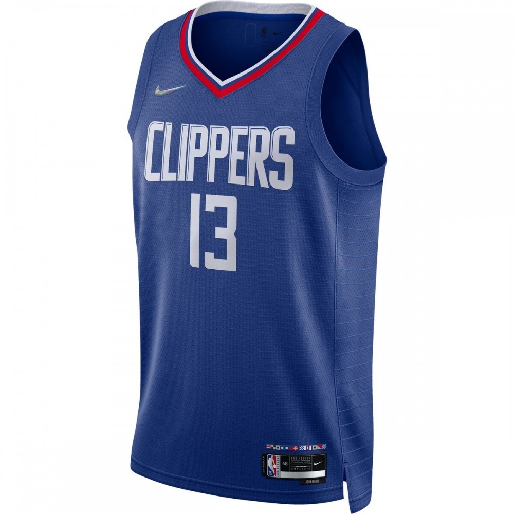 Paul George LA Clippers 2021/22 Diamond Swingman Jersey - Icon Edition - Royal-Pro Kit Vault | Brand New 26/27 Sports Jerseys
